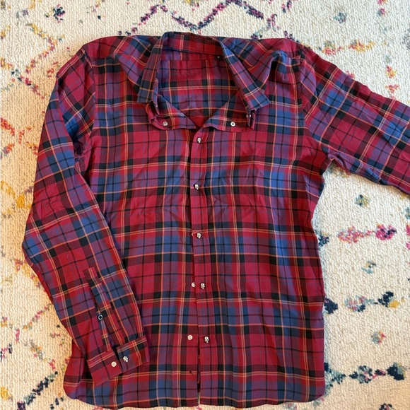 The Kooples Skull Button Down Slim Fit Size M - Picture 4 of 8